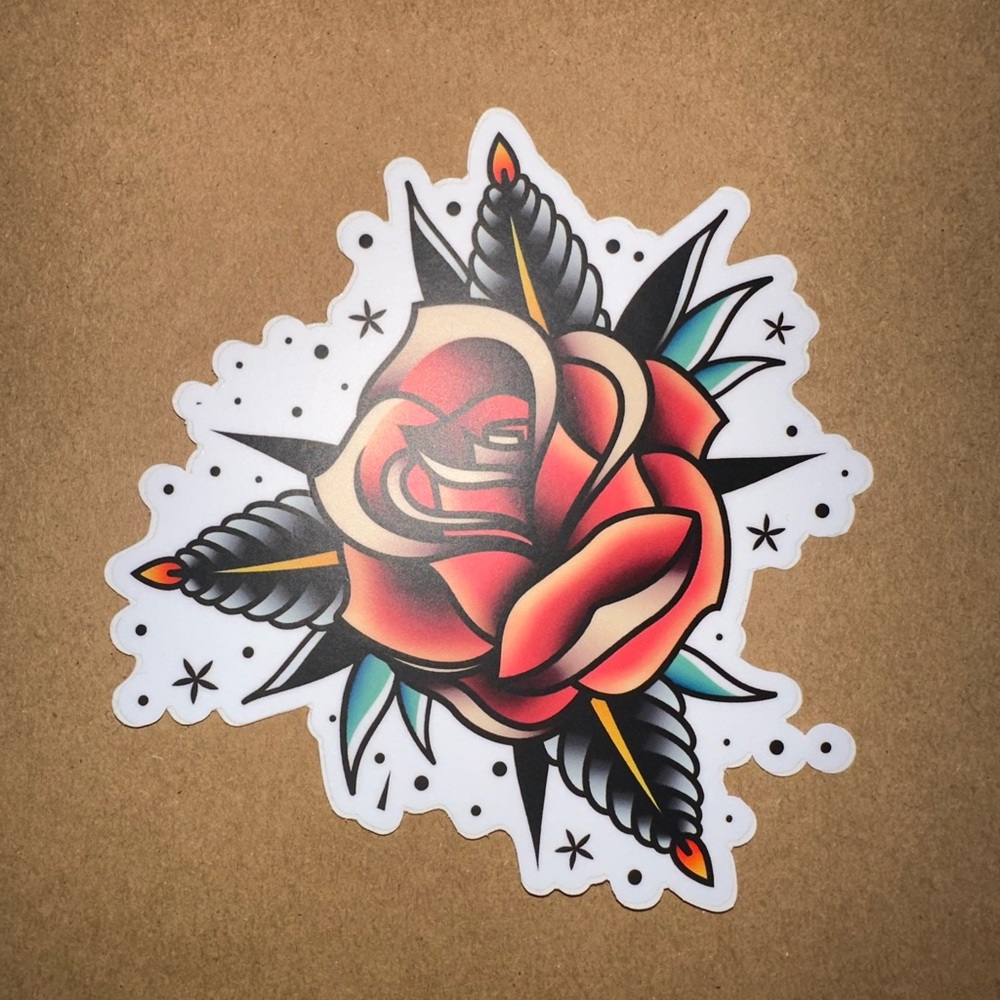 Vintage Roses Stickers - 4 pack - Picture 6 of 9